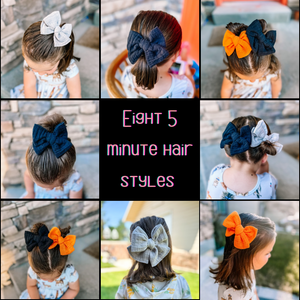 8 Five Minute Hairstyles to Style Your Auntie's Bows