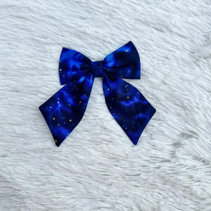 Blue Galaxy Sailor Bow
